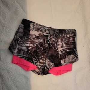 RBX Women's Floral and Pink Bike Shorts